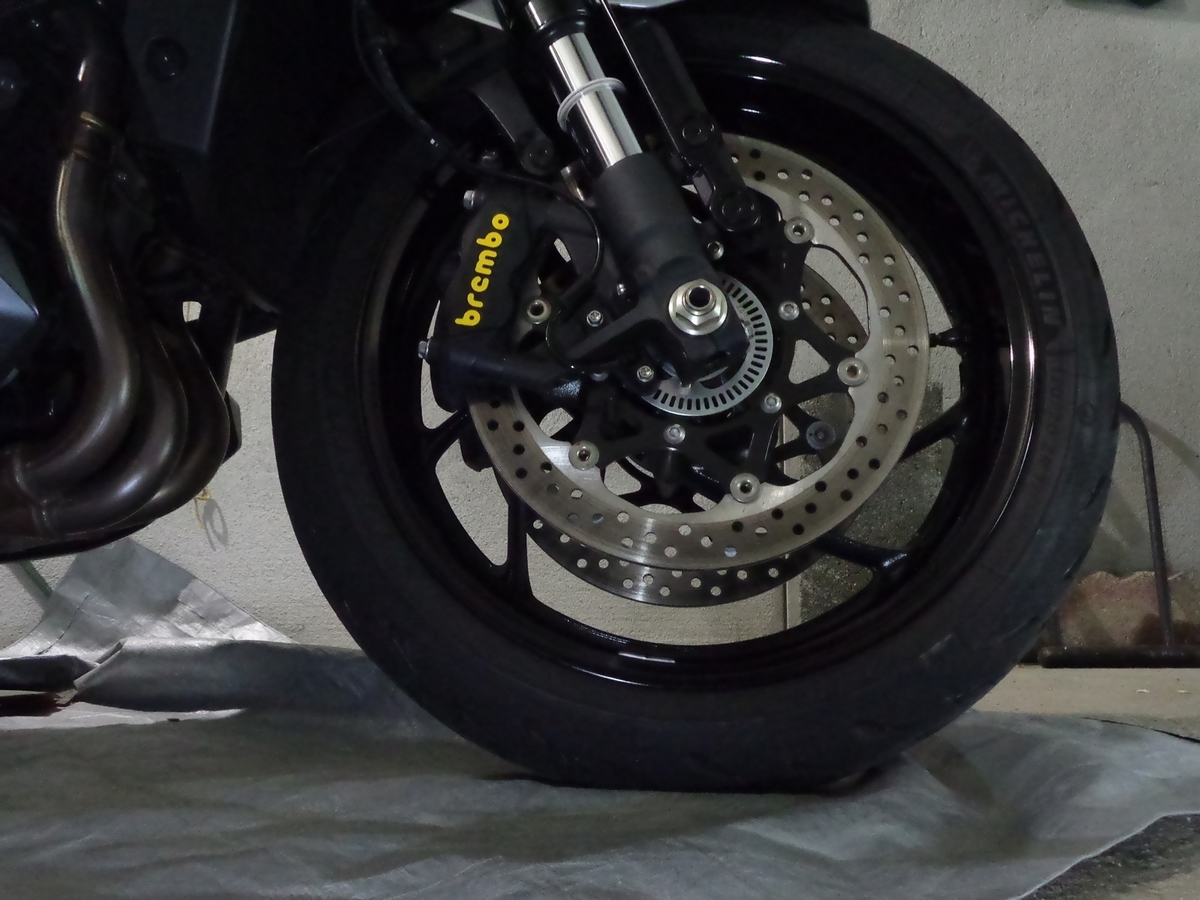 SUZUKI KATANA Replacement of tires and rear suspension etc.新型