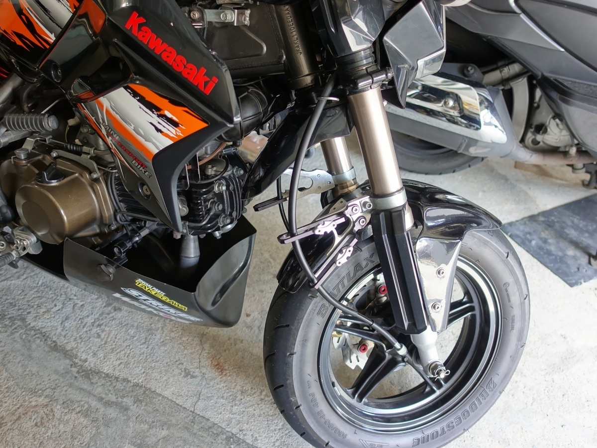 KSR110pro ブレーキスイッチ スピードメーターケーブル 交換 - All I 