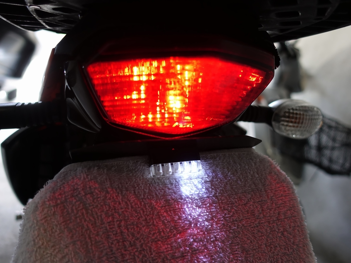 KSR110pro テールランプLED化 USB電源取付 - All I Know Is Motorcycles