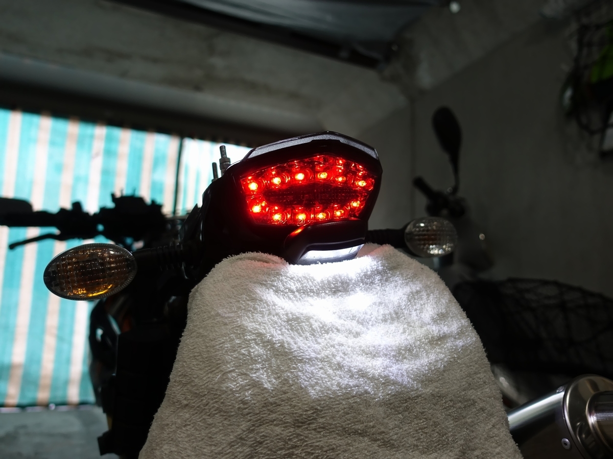 KSR110pro テールランプLED化 USB電源取付 - All I Know Is Motorcycles