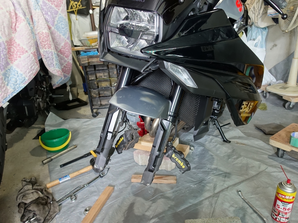 新型カタナ 黒カウルへ交換 - I don't know anything other than