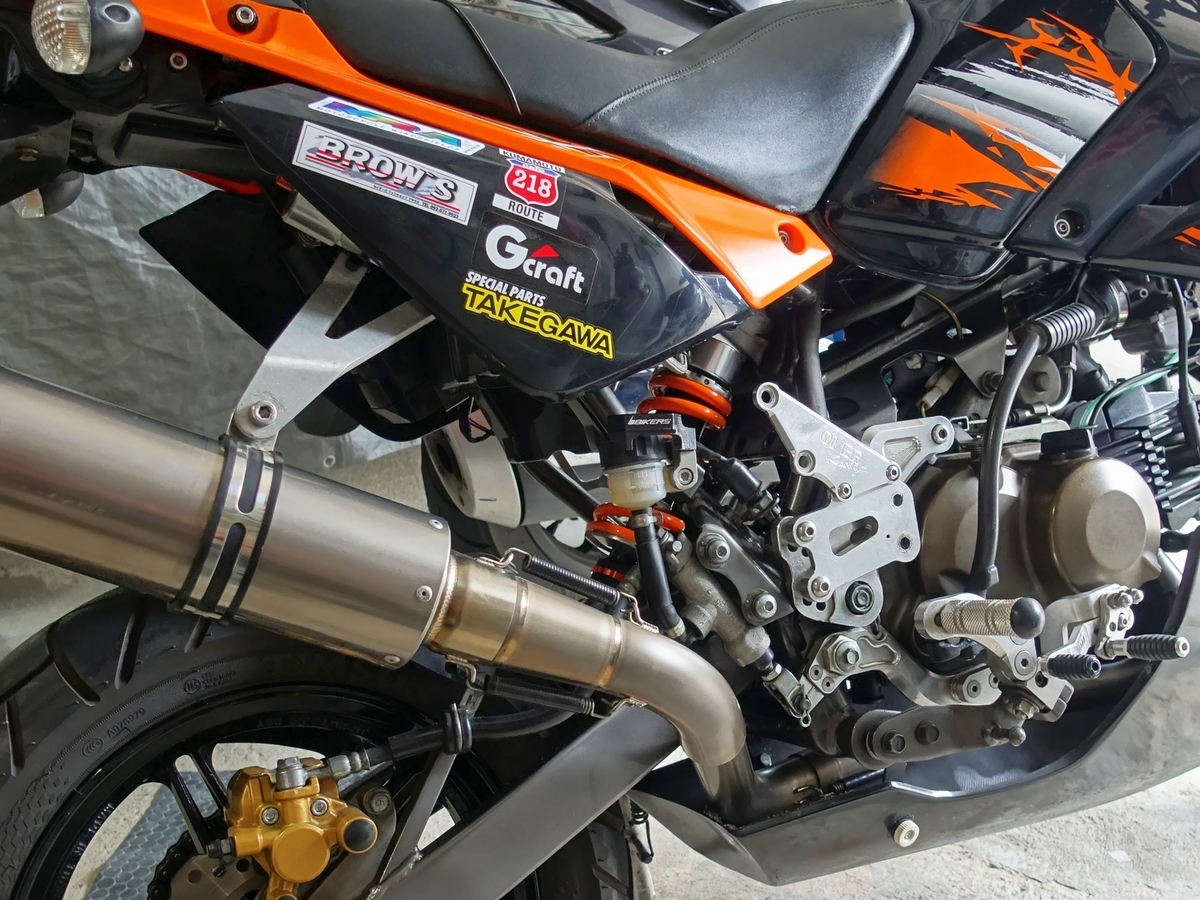 KSR110pro リアサス交換 - All I Know Is Motorcycles