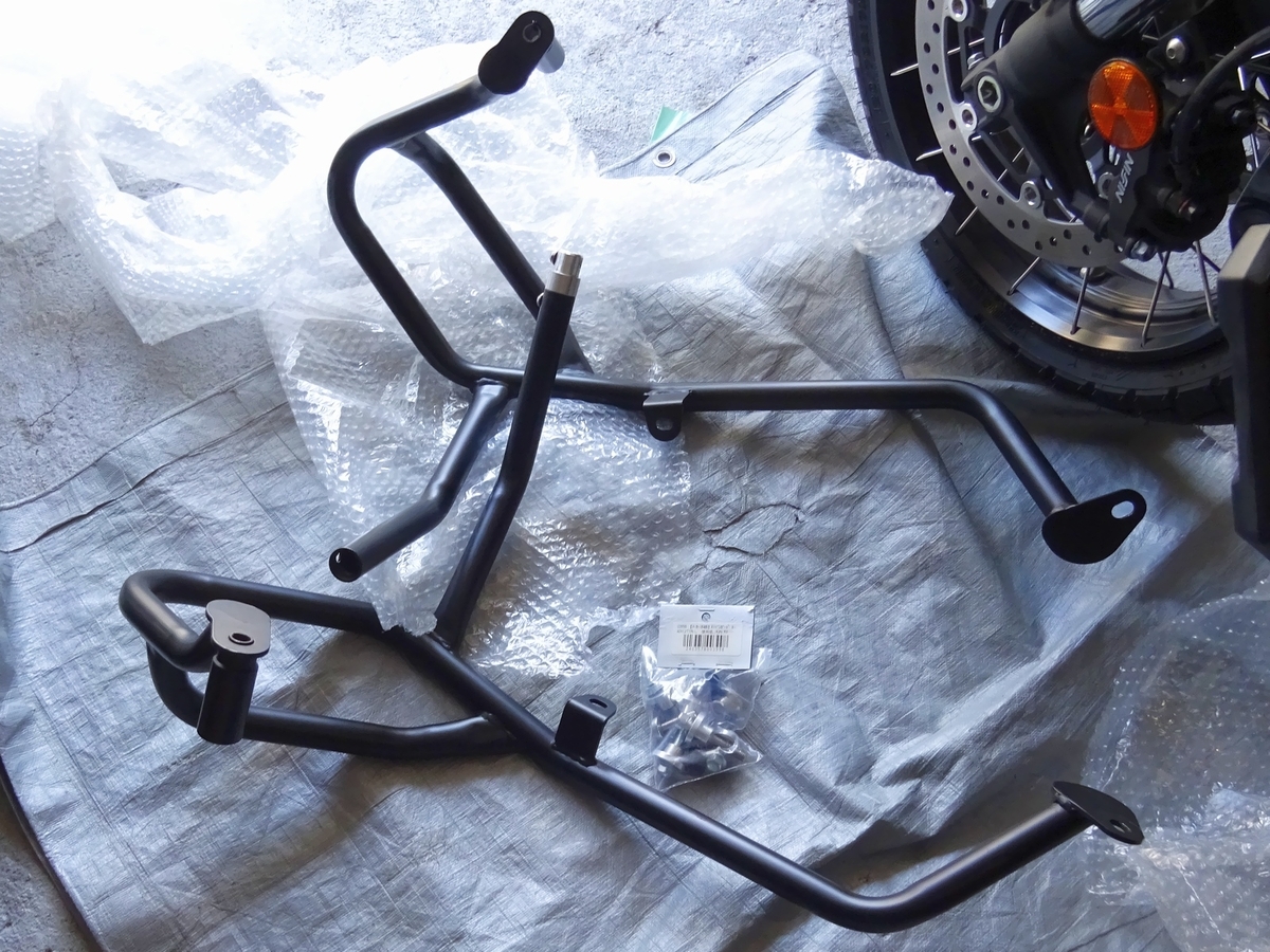 X-ADV サイドパイプ ヘルメットフック XADV engine guard XADV crash 
