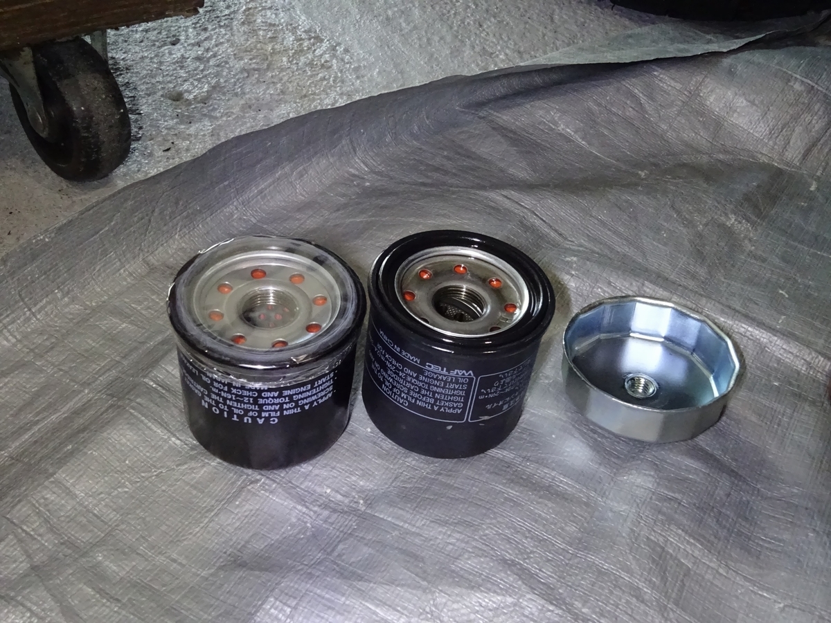 X-ADV 1ヶ月点検とエンジンオイル・フィルター交換 XADV oil change 