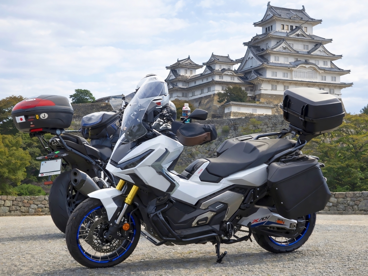 X-ADV RH21 full pannier specification for Himeji Castle touring