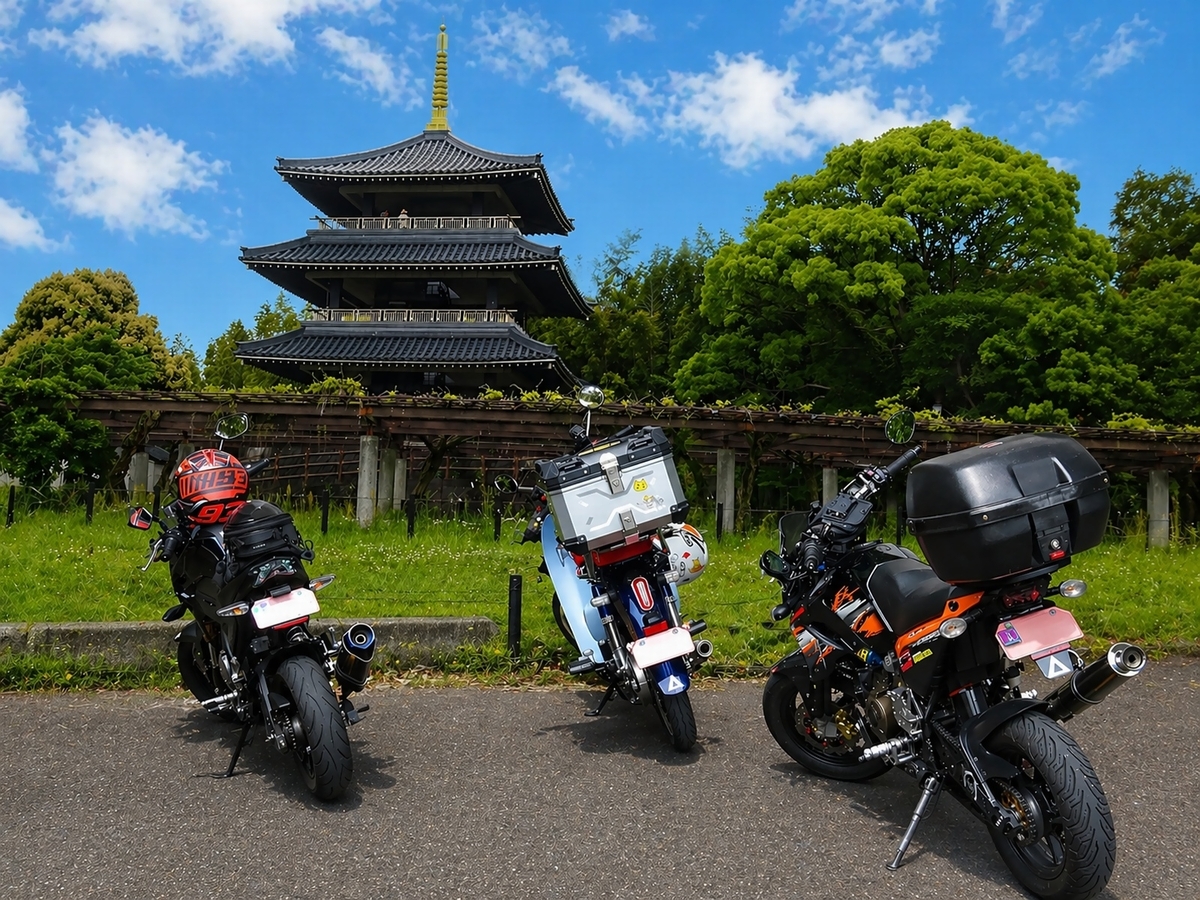 When I go on a touring trip with a two-class moped, I go with KSR.