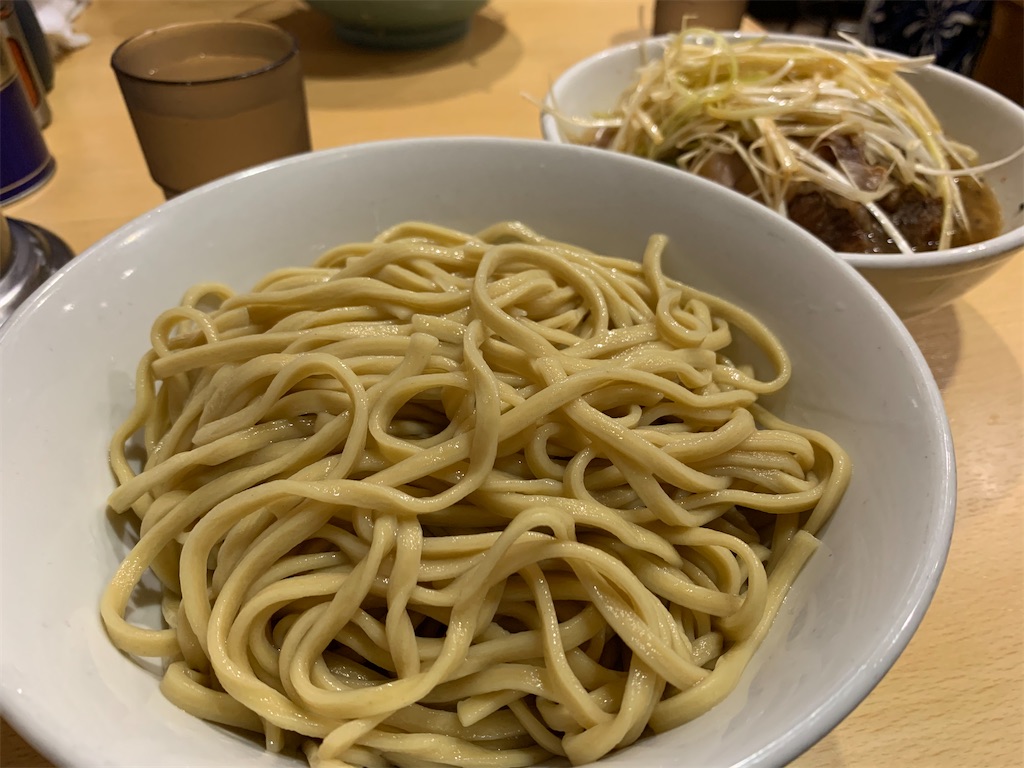 ラーメン二郎 八王子野猿街道店2 大つけ麺 シークァーサー 生玉子 フロムムサシノ ラーメン二郎 八王子野猿街道店2 大つけ麺 シークァーサー 生玉子 フロムムサシノ