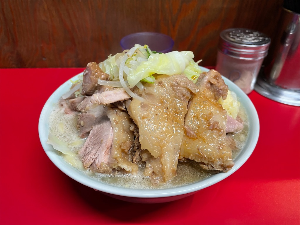 ラーメン二郎 新潟店 小豚 フロムムサシノ ラーメン二郎 新潟店 小豚 フロムムサシノ