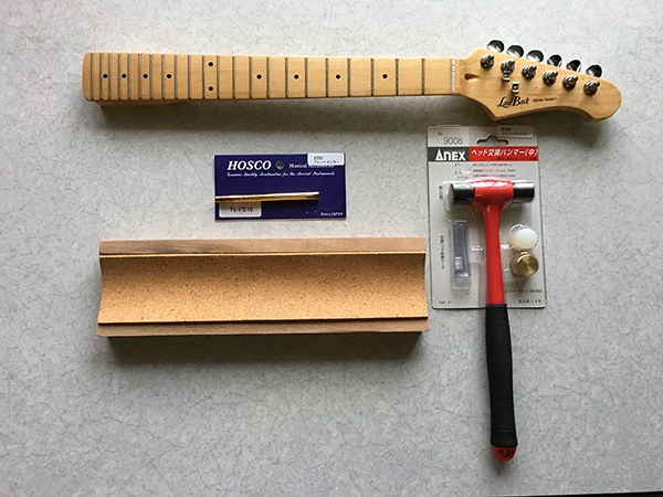 ミニギター LaidBack PMK1 リペア その 1 -- フレットの浮き - The 