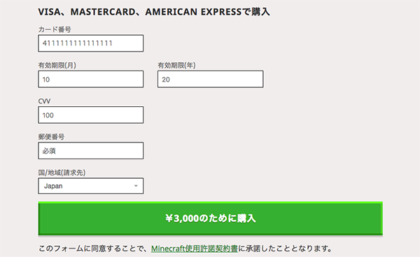 VISA など