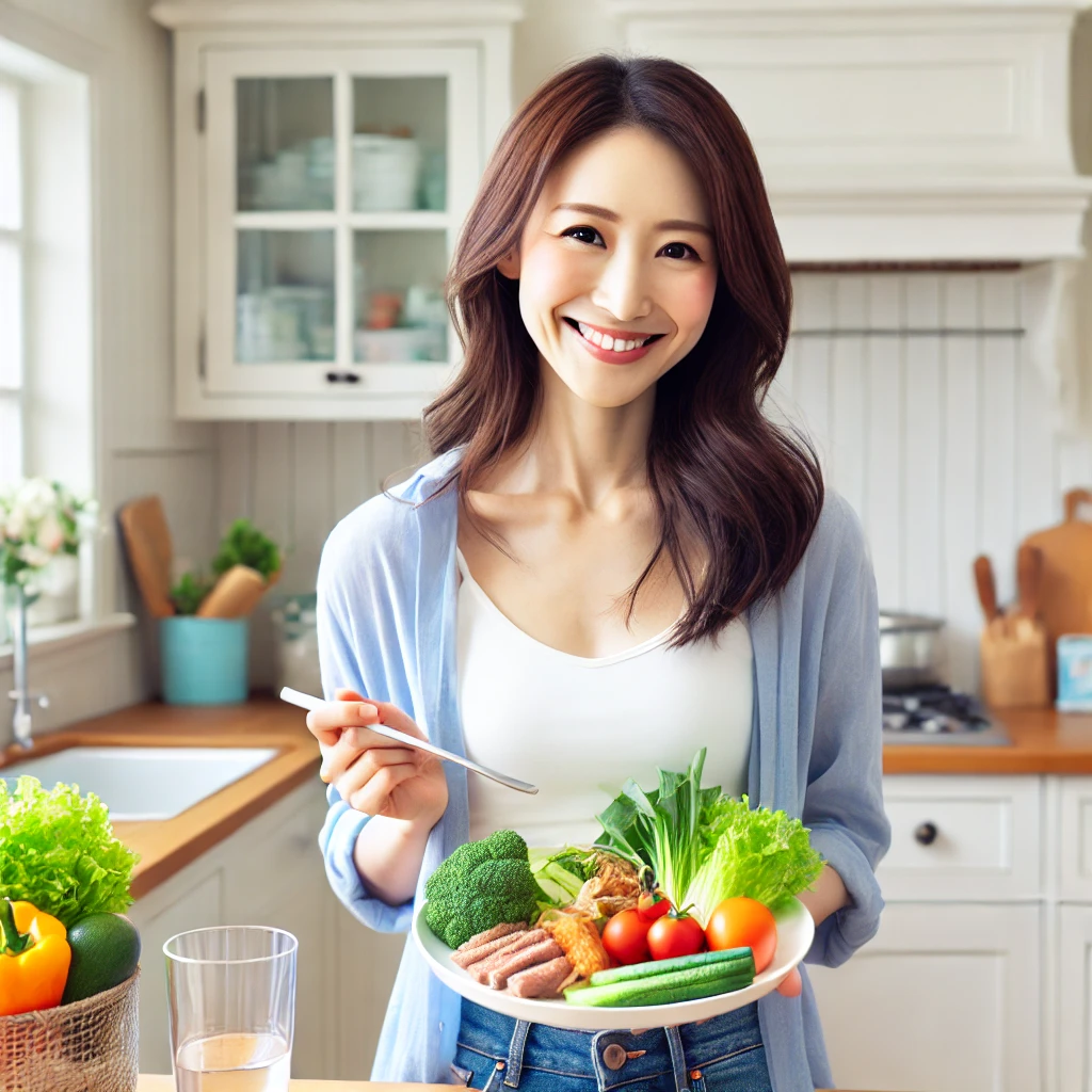 ダイエットを楽しんで頑張る日本人女性
