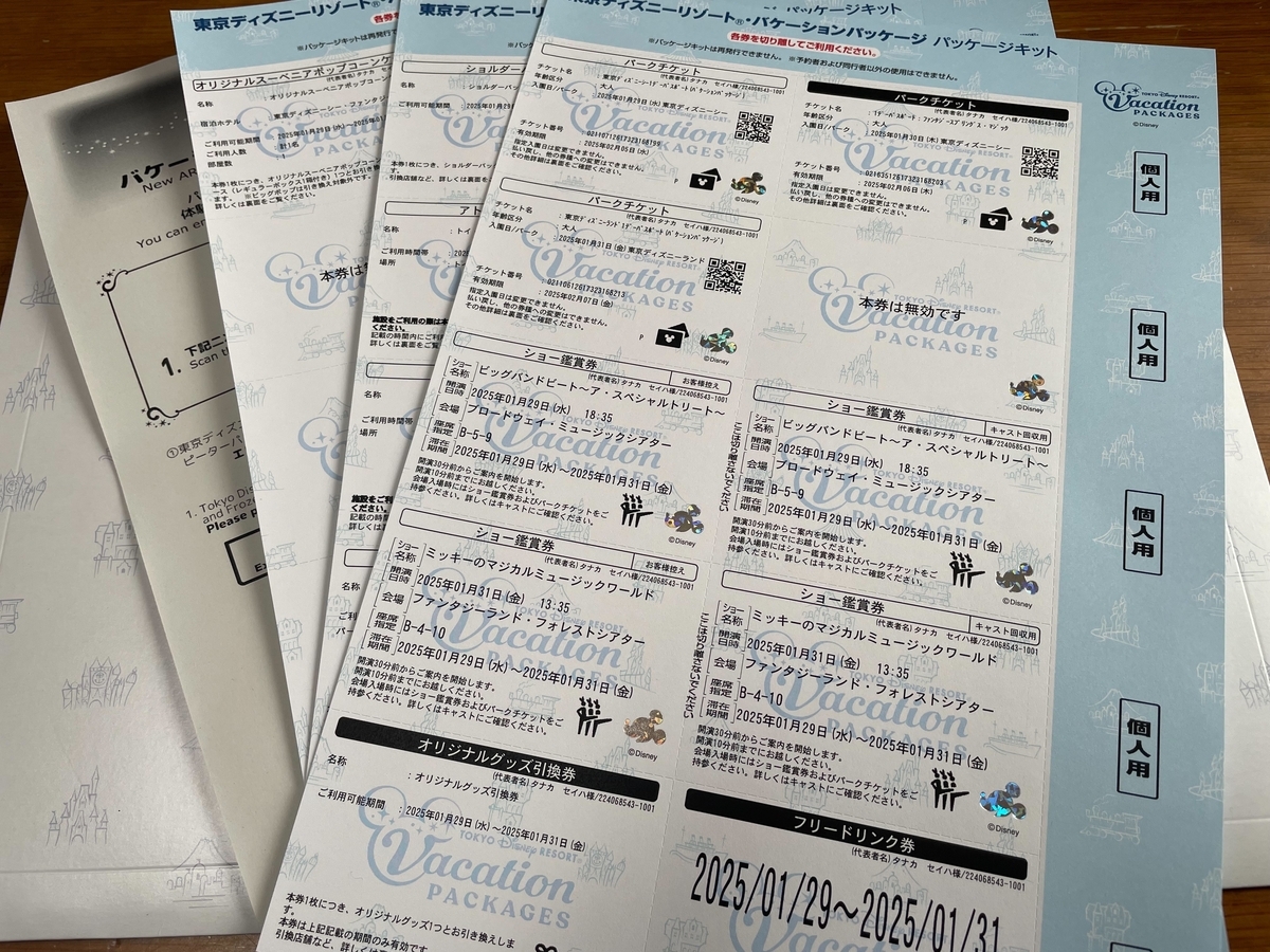 ひとりディズニーを満喫しました（その① ～準備編～）。2025/1