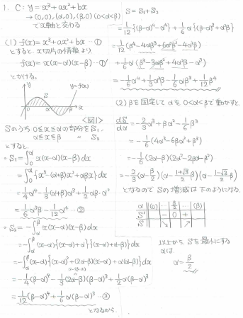 平成の九大文系数学 2016年 - ちょぴん先生の数学部屋