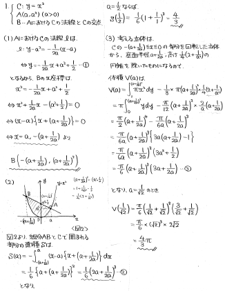平成の北大理系後期数学 -1999年- - ちょぴん先生の数学部屋