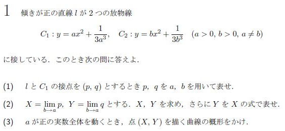平成の東北大理系後期数学 1991年 ちょぴん先生の数学部屋