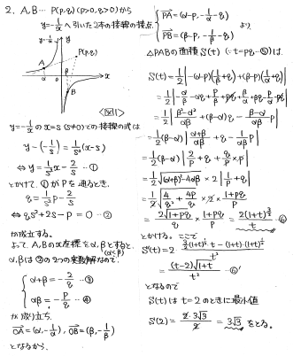平成の東工大後期数学 -2009年- - ちょぴん先生の数学部屋