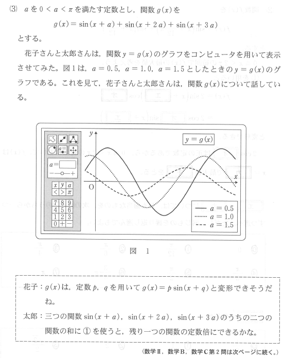 2026年度共通テスト数学Ⅱ・BC 解いてみました。 - ちょぴん先生の数学部屋