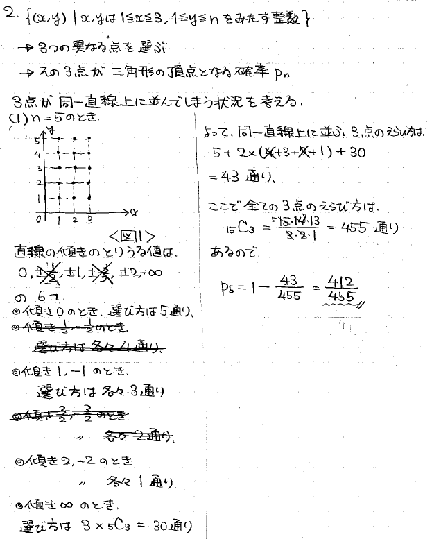 2026年度 東大理系数学 解いてみました。 - ちょぴん先生の数学部屋