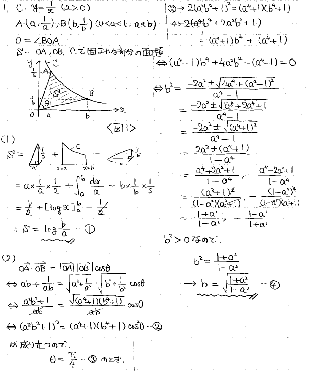 2026年度 名大理系数学 解いてみました。 - ちょぴん先生の数学部屋
