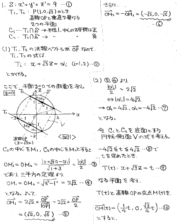 2026年度 九大理系数学 解いてみました。 - ちょぴん先生の数学部屋