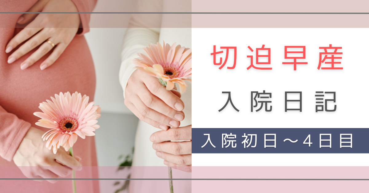 切迫早産　入院　転勤族の妻　不安　体験記録