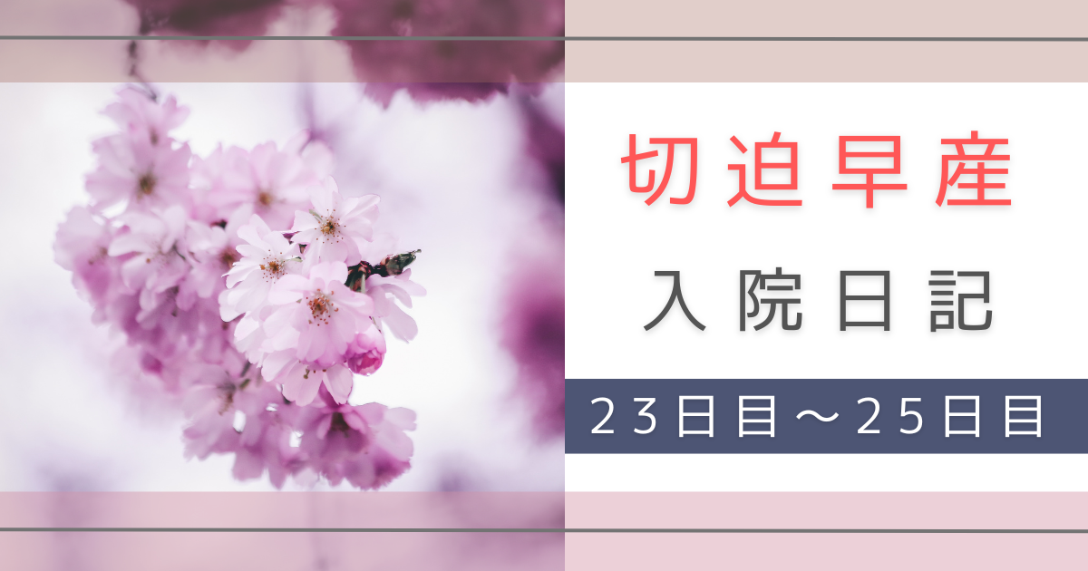 切迫早産　入院　転勤族の妻　不安　体験記録