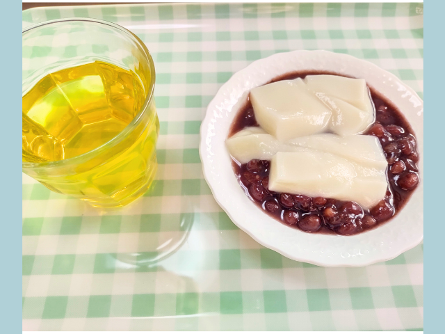 朝食におもち　レンジで簡単