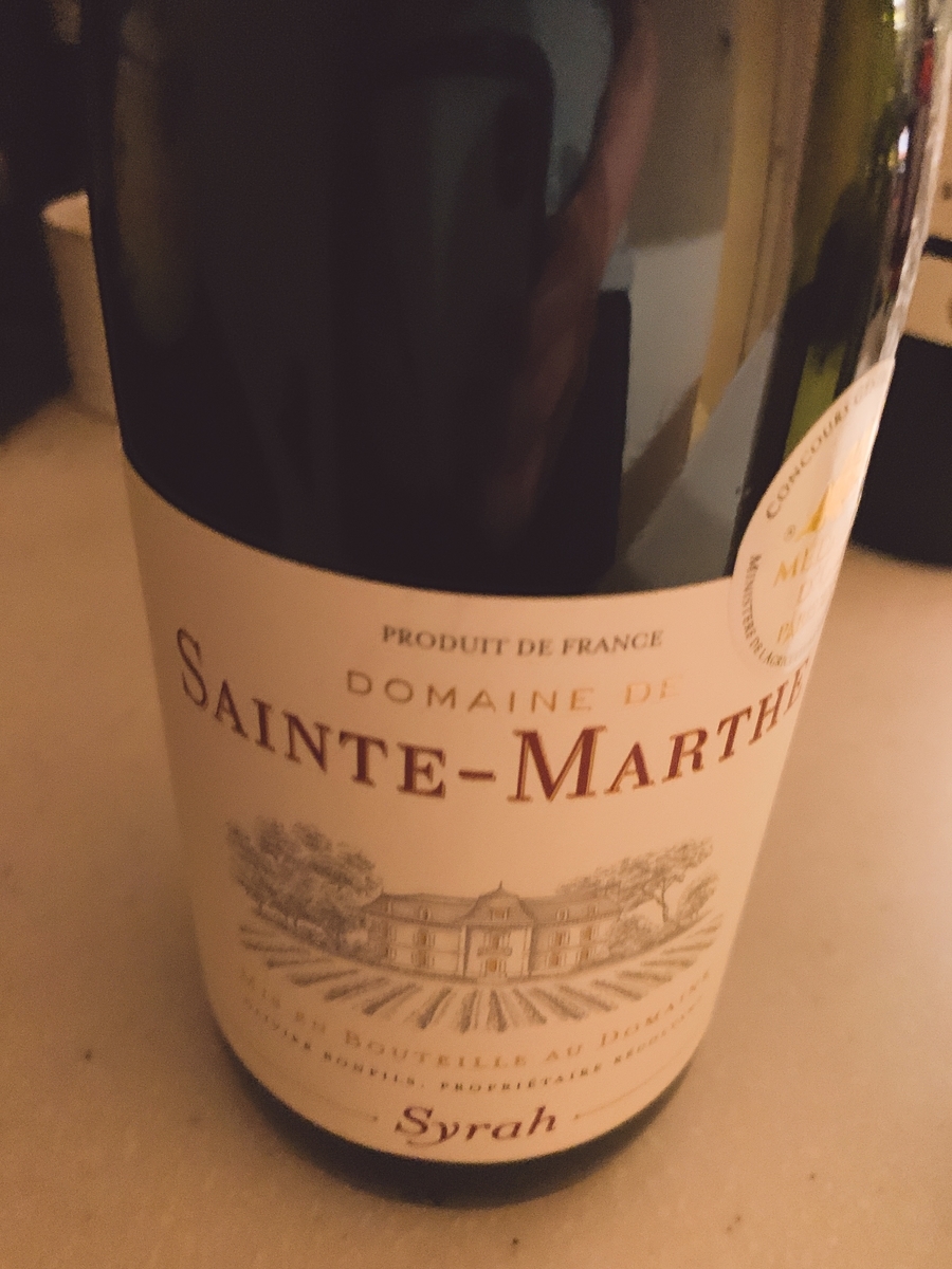 Chateau Sainte Marthe Syrah ★★★☆☆ 酒と音楽の日々