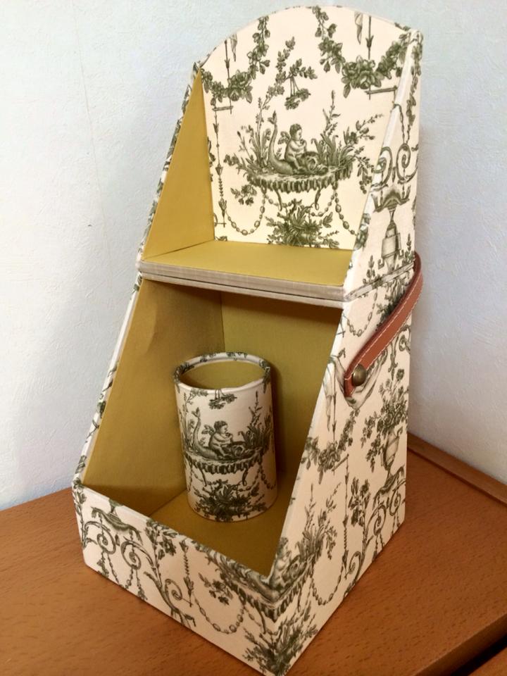 カルトナージュ コスメボックス １ Stitch X Stitch S Blog