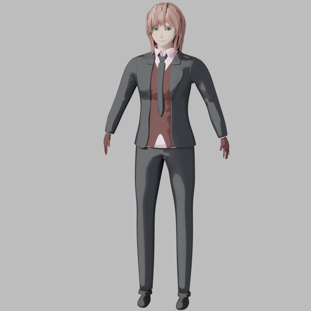 Blender 39 服のつなぎ目の作り方 機械系エンジニアの備忘録