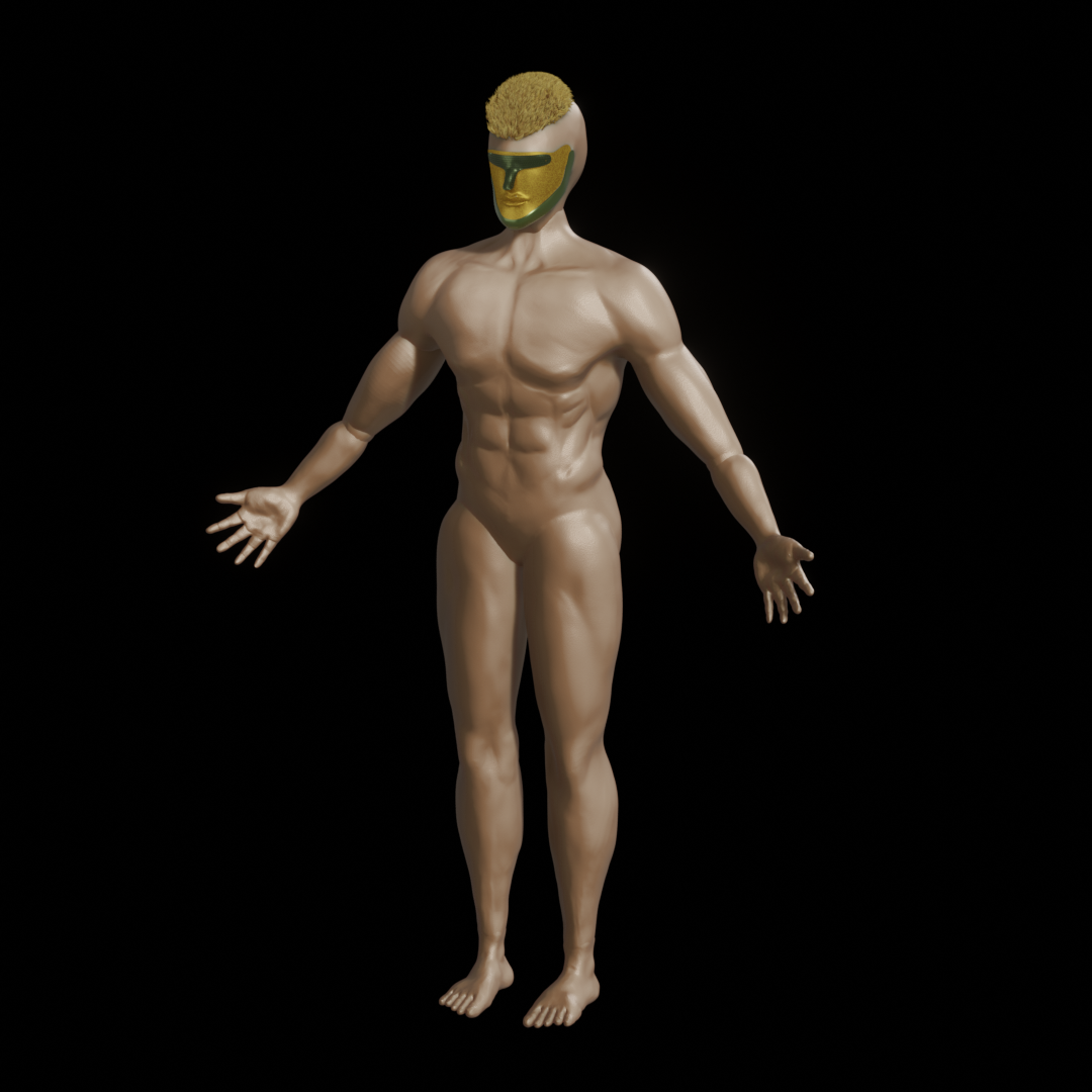 Blender 40 Blender歴10ヶ月の初心者が試行錯誤した結果たどり着いたキャラクター作製方法 Part1 機械系エンジニアの備忘録