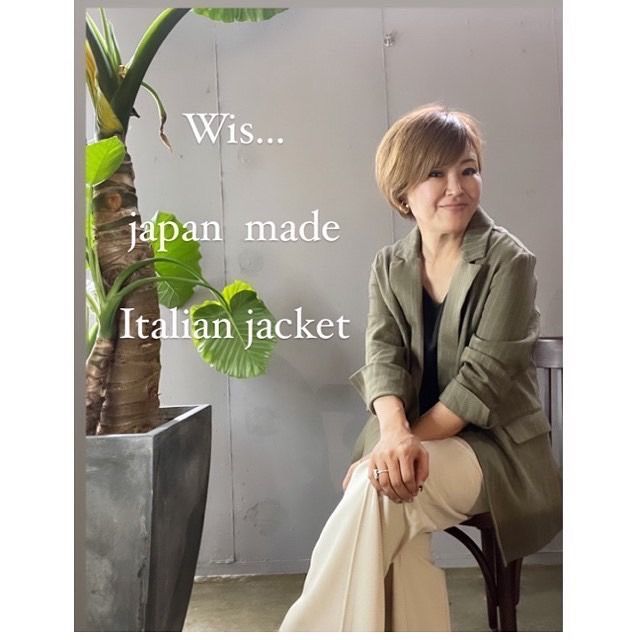 未使用 Wis… テーラードジャケット M セブンフェアリー 工場 直営 店 
