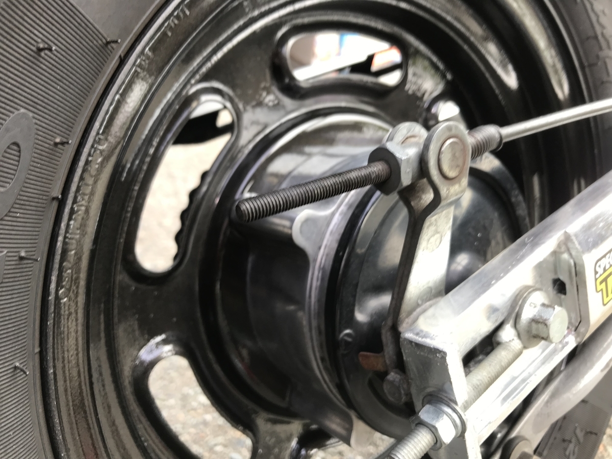 エイプ 50 リアブレーキシュー交換 Part2 ほのぼの Blog