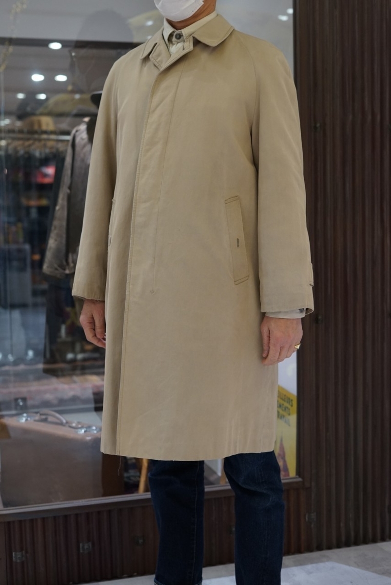 1960s aquascutum トレンチコート 赤文字