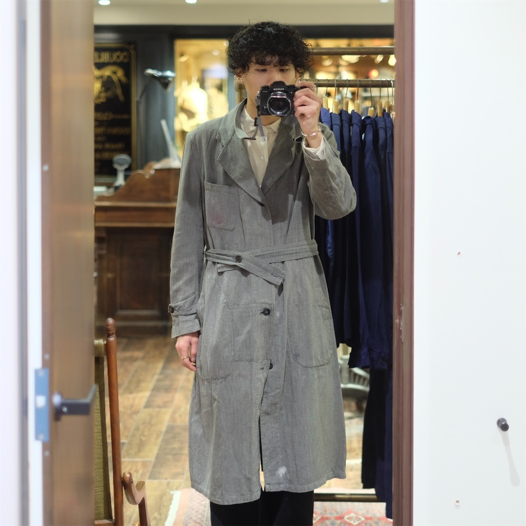 Cotton Work Coat&Military Pants - STRAY SHEEP YURAKUCHO BLOG Cotton Work Coat&Military Pants - STRAY SHEEP YURAKUCHO BLOG