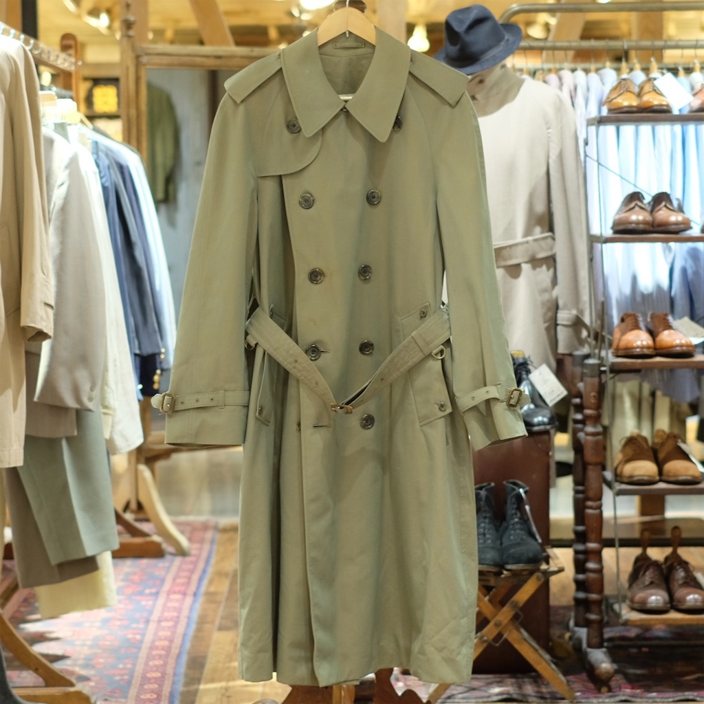 Burberry ベージュ トレンチコート 玉虫 c100 BURBERRY - トレンチ21 C100 一枚袖 玉虫色 バーバリートレンチ