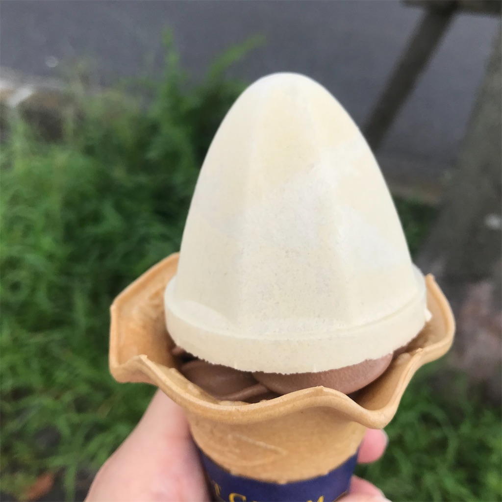 ミニストップ 初代ベルギーチョコソフト 感想ブログ