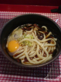 8月7日、月見うどん