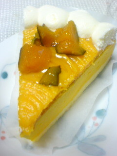 8月31日、パンプキンケーキ