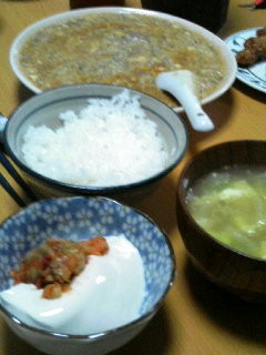 8月26日、晩ごはん・男前豆腐のジョニー使用