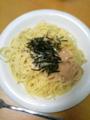 10月9日、今回の最後の晩ごはん・パスタうまし