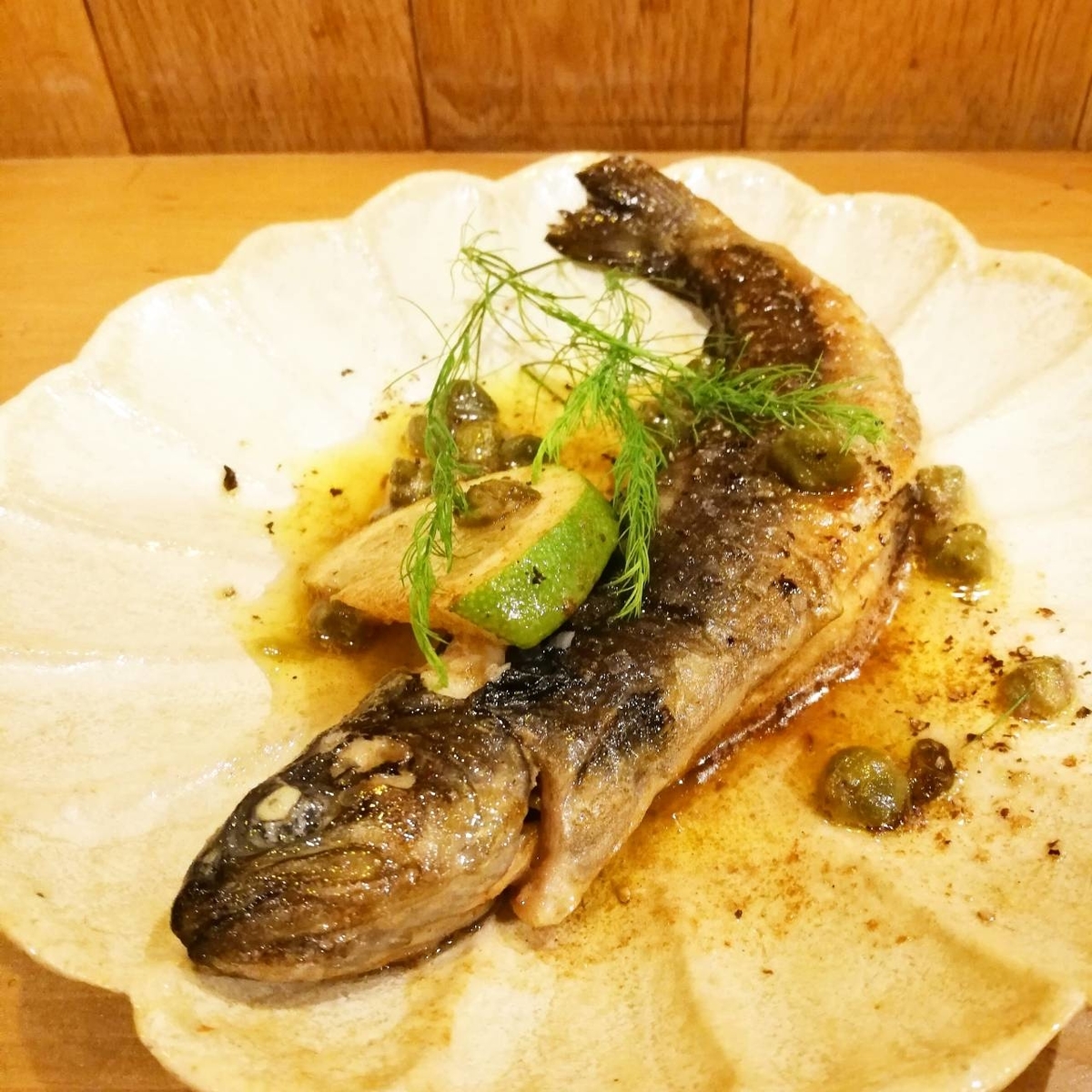 草加でディナーじゃ スバル さんに牡蠣のパスタとイワナ料理リピートしにきた スト魚の魚活ブログ 草加でディナーじゃ スバル さんに牡蠣のパスタとイワナ料理リピートしにきた スト魚の魚活ブログ