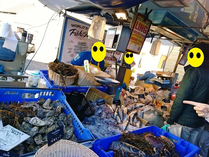 ゴールウェイ週末限定マーケット 魚