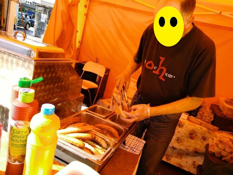 ゴールウェイ週末限定マーケット ホットドッグ屋