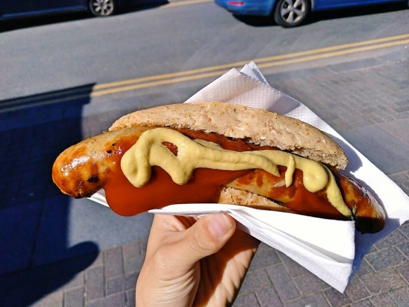 ゴールウェイ週末限定マーケット ホットドッグ