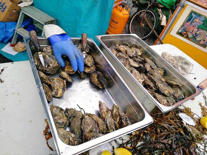 ゴールウェイ週末限定マーケット 牡蠣