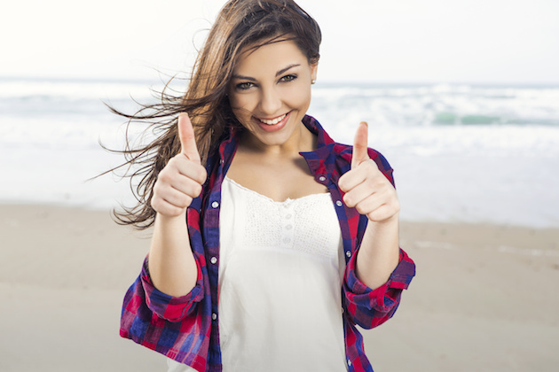 Beauitful and happy teenager