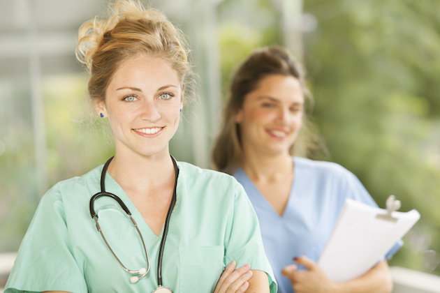 Female medical doctors working