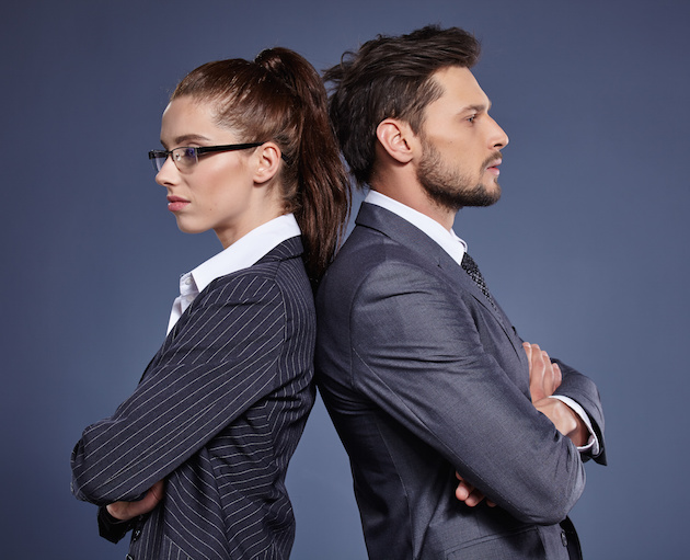 Portrait of business people