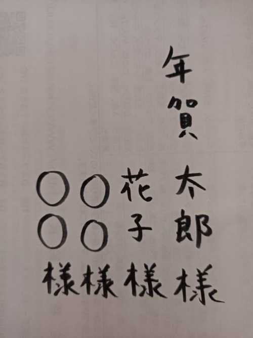 年賀状の宛名が家族4人の場合はどう書く マナーとポイントを解説 お役立ち情報サーチ